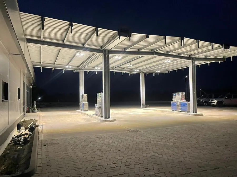 Tankstelle – Referenz Außenbeleuchtung